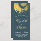 Het Programma van de weddenschap Blauwe Goudvlies Programmakaart (Voorkant / Achterkant)