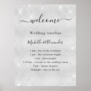 Het programma van de weddenschap van de chronologi poster