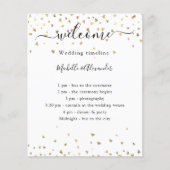 Het programma van het huwelijk gouden harten verwe (Voorkant)