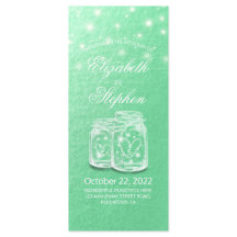 Het programma van het huwelijk Mason Jars String L