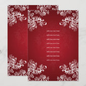 Het Programma van het huwelijk Tussenvoegsel  Zwem (Voorkant / Achterkant)