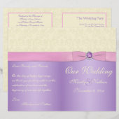 Het Programma van het huwelijk van de Lavender, va (Voorkant / Achterkant)