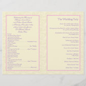 Het Programma van het huwelijk van de Lavender, va (Achterkant)