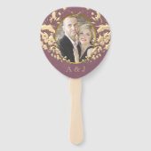 Het Programma van het huwelijk Ventilatoren met Fo Handwaaier (Voorkant)