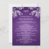 Het Programma van het huwelijk  Zwemelen 2 Paars (Voorkant)