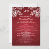 Het Programma van het huwelijk  Zwemelen 2 Rood (Voorkant)