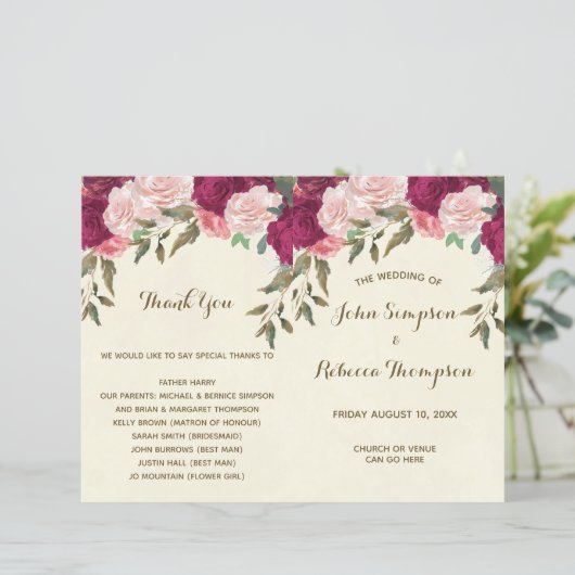 het programma voor de brandwerende roze florale br (Staand voorkant)