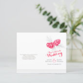 Het programma voor de herfstbruiloft van de rode w (Staand voorkant)