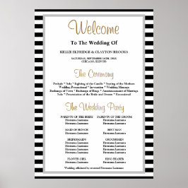 Het programma voor een omhuld huwelijk tussen zwar poster