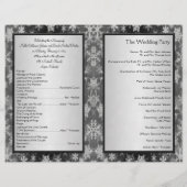 Het programma voor het trekken van zwarte en zilve (Achterkant)