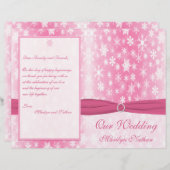 Het programma voor het weddenschap tussen roze en  (Voorkant / Achterkant)