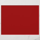 Het programma voor rode kerstbomen Winter Tri Fold (Achterkant)