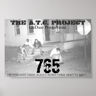HET PROJECT A.T.C. 765 POSTER