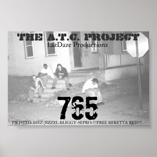 HET PROJECT A.T.C. 765 POSTER (Voorkant)