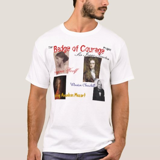 het project Badge of Courage T-shirt (Voorkant)