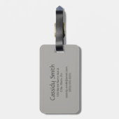 Het project "Grow A Tree" — Ontspan en ontsla Bagagelabel (Achterkant verticaal)