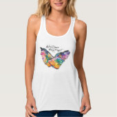 Het project Spread Your Wings - Vrouwentank Tanktop (Voorkant)