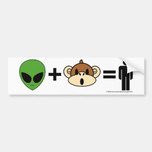 Het project Terrestrial Freewill Bumpersticker