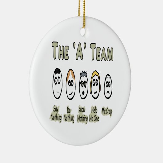 Het projectbeheer van het A-team Keramisch Ornament (Rechts)