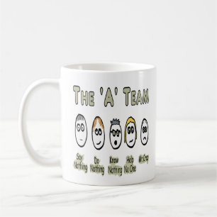 Het projectbeheer van het A-team Koffiemok