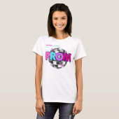 Het Prom Slim Fit Tshirt-ontwerp T-shirt (Voorkant volledig)
