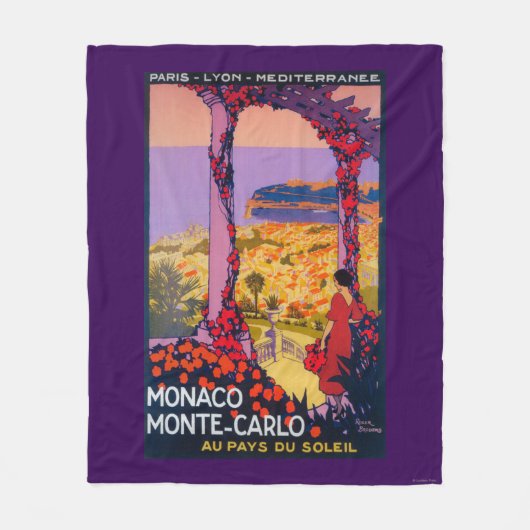 Het PromotiePoster van de reis Fleece Deken (Voorkant)