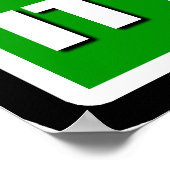 Het protesteren van het socialisme is geen racisme poster (Hoek)