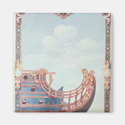 Het Prow "Le Soleil Royal" Magneet (Voorkant)