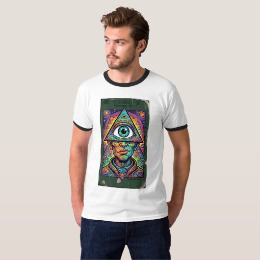 Het Psionicist Gilde 1 Ringer T-Shirt (Voorkant volledig)