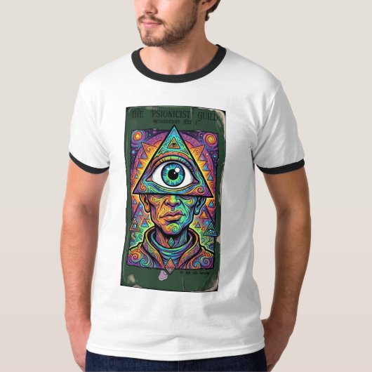 Het Psionicist Gilde 1 Ringer T-Shirt (Voorkant)