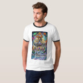 Het Psionicist Gilde 2 Ringer T-Shirt (Voorkant volledig)