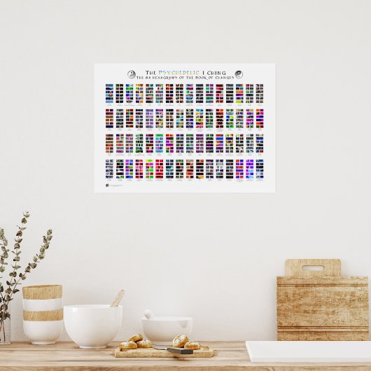 Het Psychedelic I Ching Poster (Keuken)