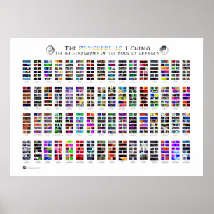 Het Psychedelic I Ching Poster