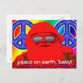 Het psychedelische Briefkaart van de Vrede van de (Voorkant / Achterkant)