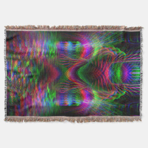 Het psychedelische Geweven Hart van de Liefde van Deken