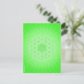 Het psychedelische Heilige Ontwerp van Chakra van Briefkaart (Staand voorkant)