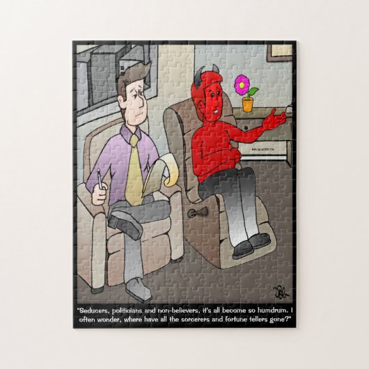 Het Psychiatrist van de duivel Legpuzzel (Verticaal)