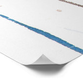 Het Psychic Modern Waterverf Portret van een vrouw Poster (Hoek)