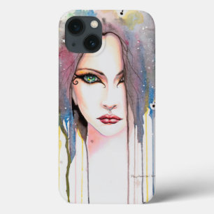 Het Psychische Waterverf Moderne Kunstportret Case-Mate iPhone Case