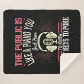 Het publiek is een piano sherpa deken (Voorkant (horizontaal))