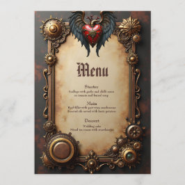 Het pulserende hart van de mechanica, menu