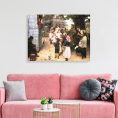 Het Punch en Judy Show Canvas Afdruk (Insitu (Woonkamer))