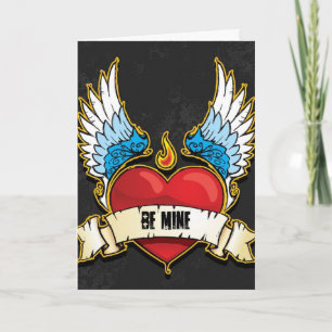Het Punk Hart van de Kaart van de Valentijnsdag