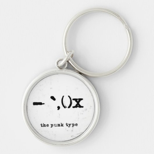 het punk-type sleutelhanger (Voorkant)