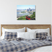 Het punt canvas afdruk (Insitu (Slaapkamer))