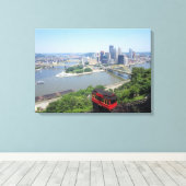 Het punt canvas afdruk (Insitu (Houten vloer))