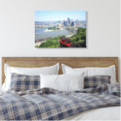 Het punt canvas afdruk (Insitu (Slaapkamer))