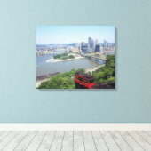 Het punt canvas afdruk (Insitu (Houten vloer))
