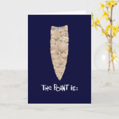 Het punt is: Happy Birthday Kaart (Gele Bloem)