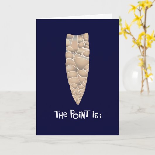 Het punt is: Happy Birthday Kaart (Gele Bloem)